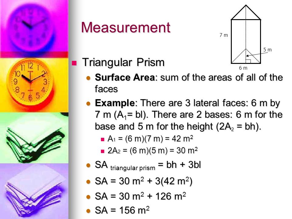 Measurement Triangular Prism