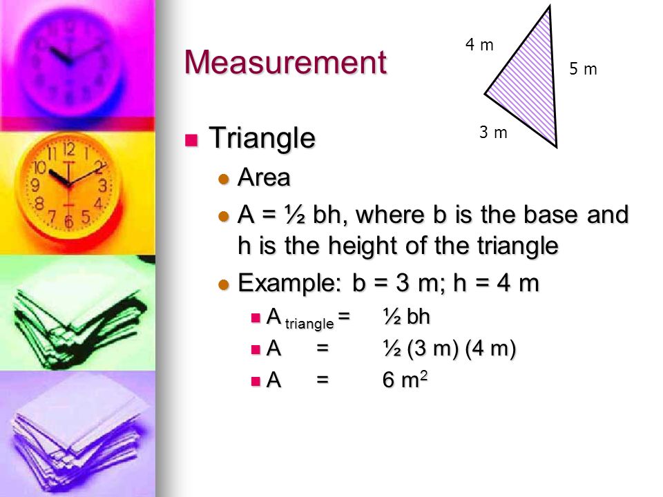 Measurement Triangle Area