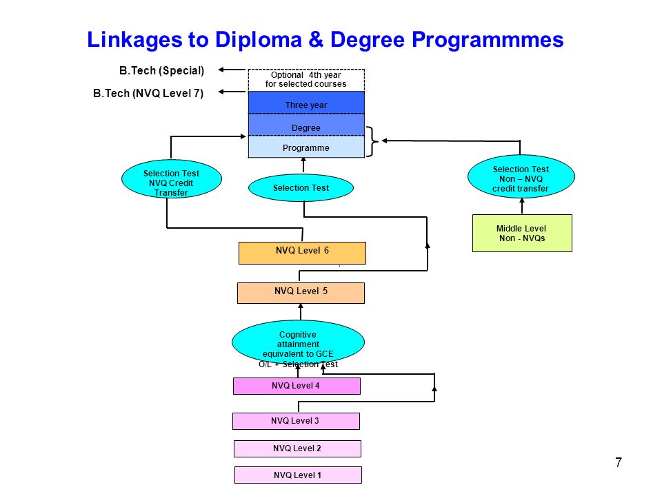 Linkages to Diploma & Degree Programmmes