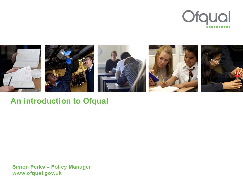 An introduction to Ofqual