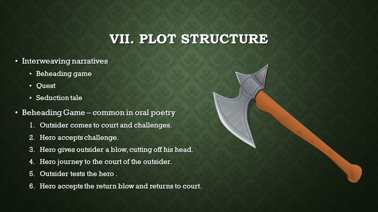 VII. Plot Structure Interweaving narratives