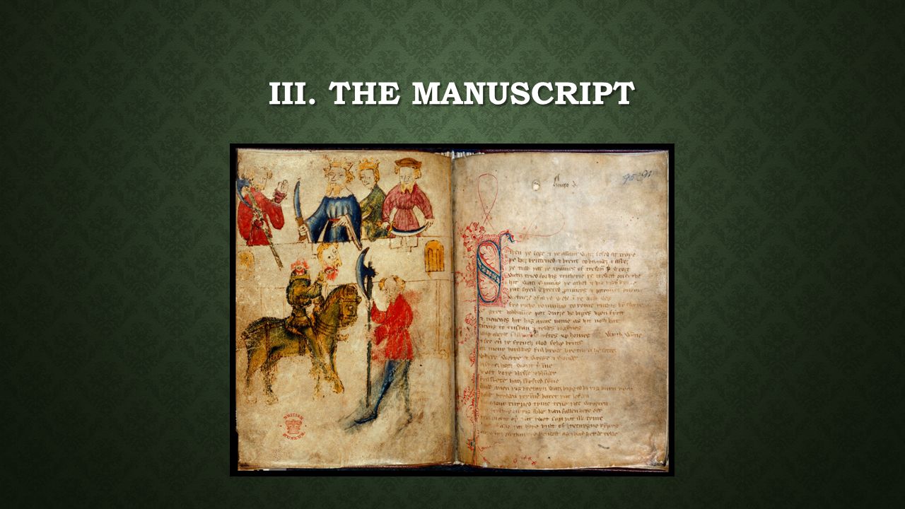 III. The Manuscript