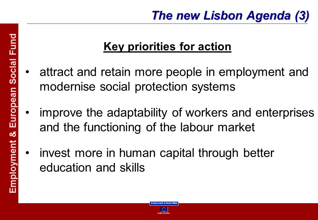Key priorities for action