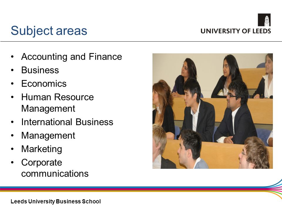 Subject areas Accounting and Finance Business Economics