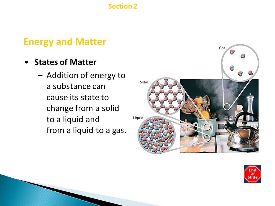 Chapter 2 Energy and Matter States of Matter