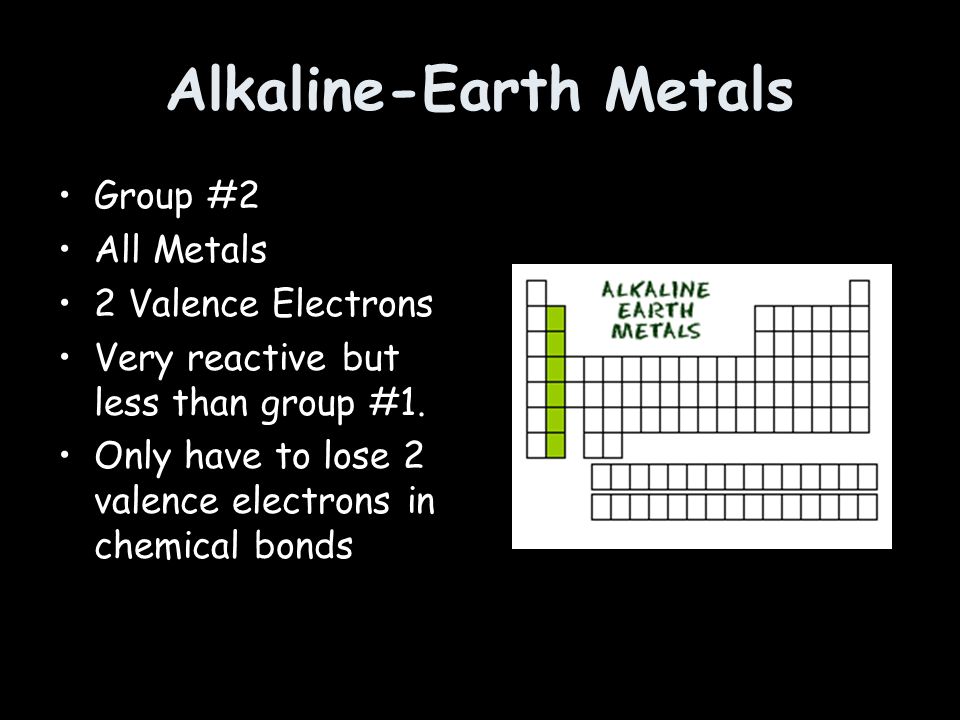 Alkaline-Earth Metals