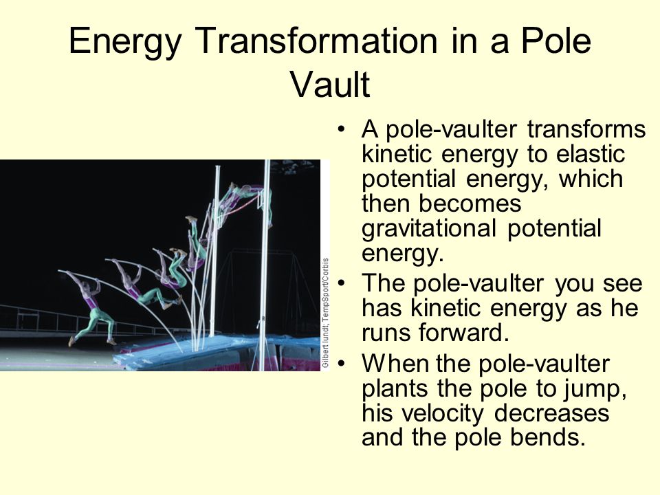 Energy Transformation in a Pole Vault