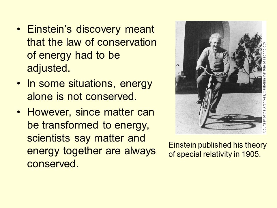 In some situations, energy alone is not conserved.