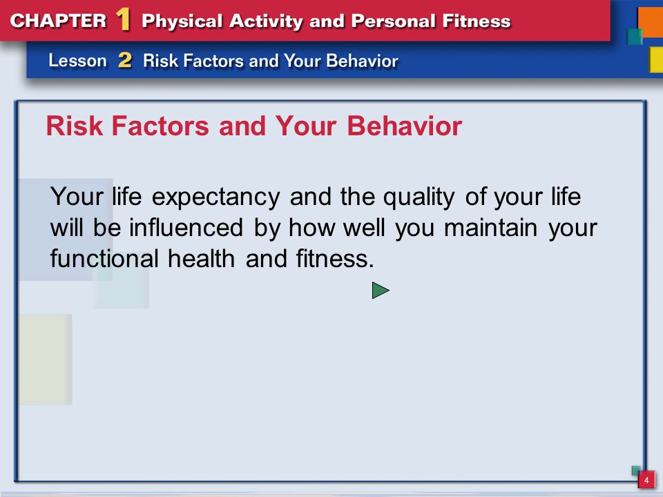 Risk Factors and Your Behavior
