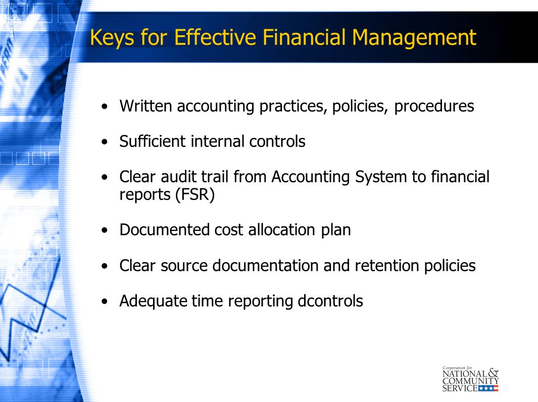 Keys for Effective Financial Management