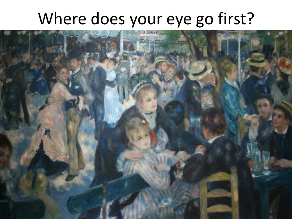 Where does your eye go first