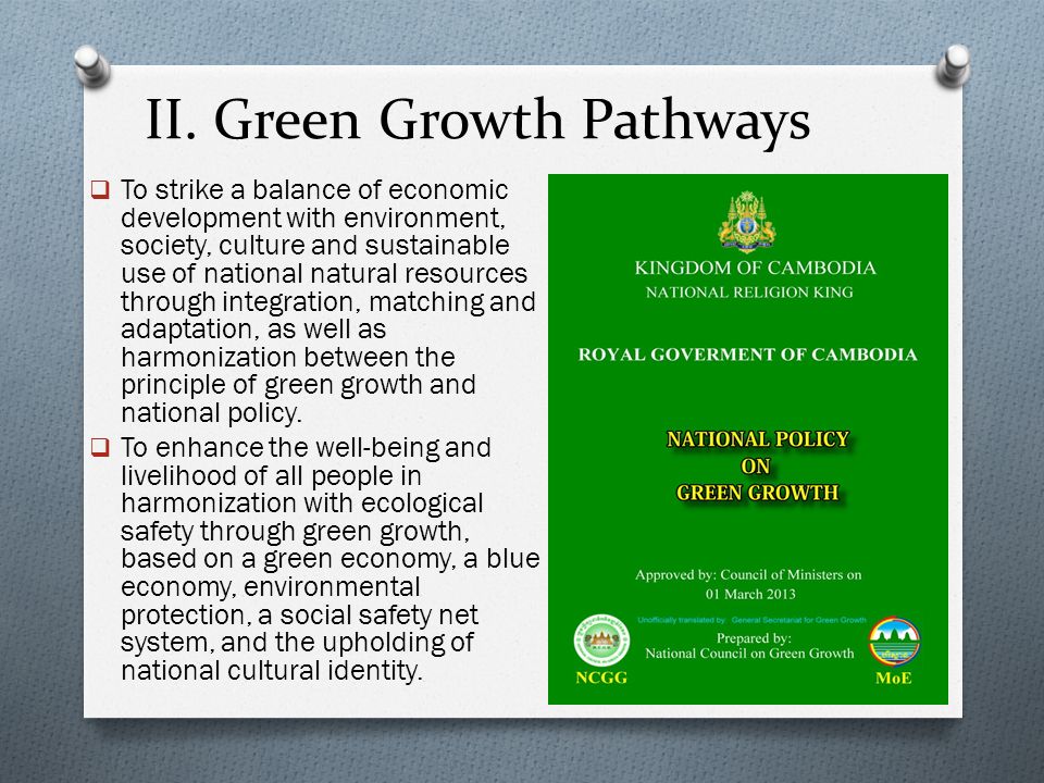 II. Green Growth Pathways