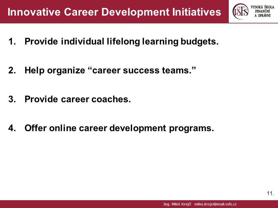 Innovative Career Development Initiatives