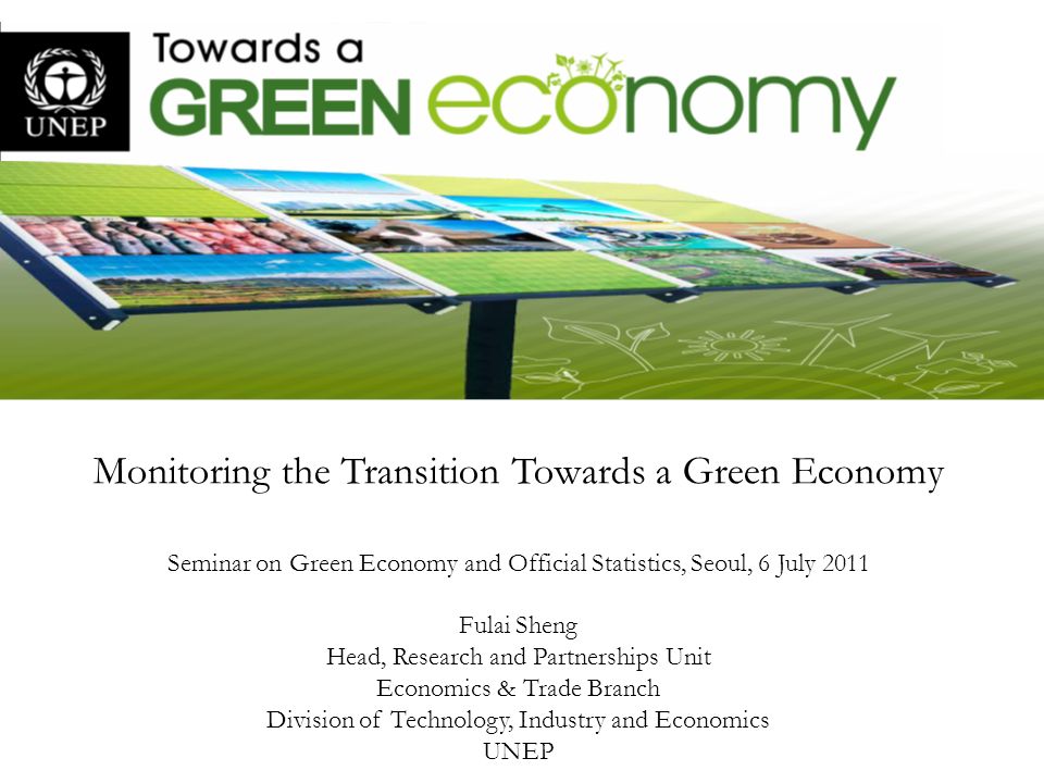 Monitoring the Transition Towards a Green Economy