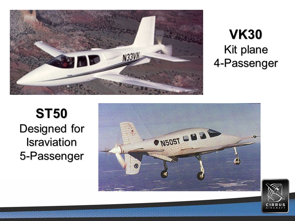 VK30 Kit plane 4-Passenger