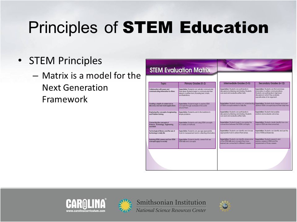 Principles of STEM Education