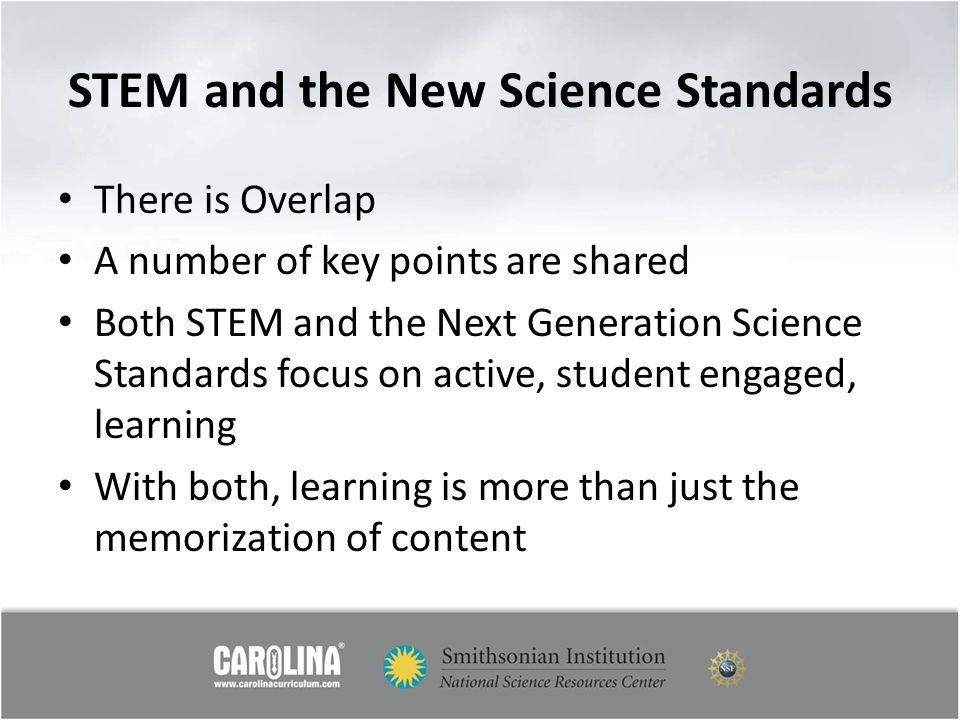 STEM and the New Science Standards