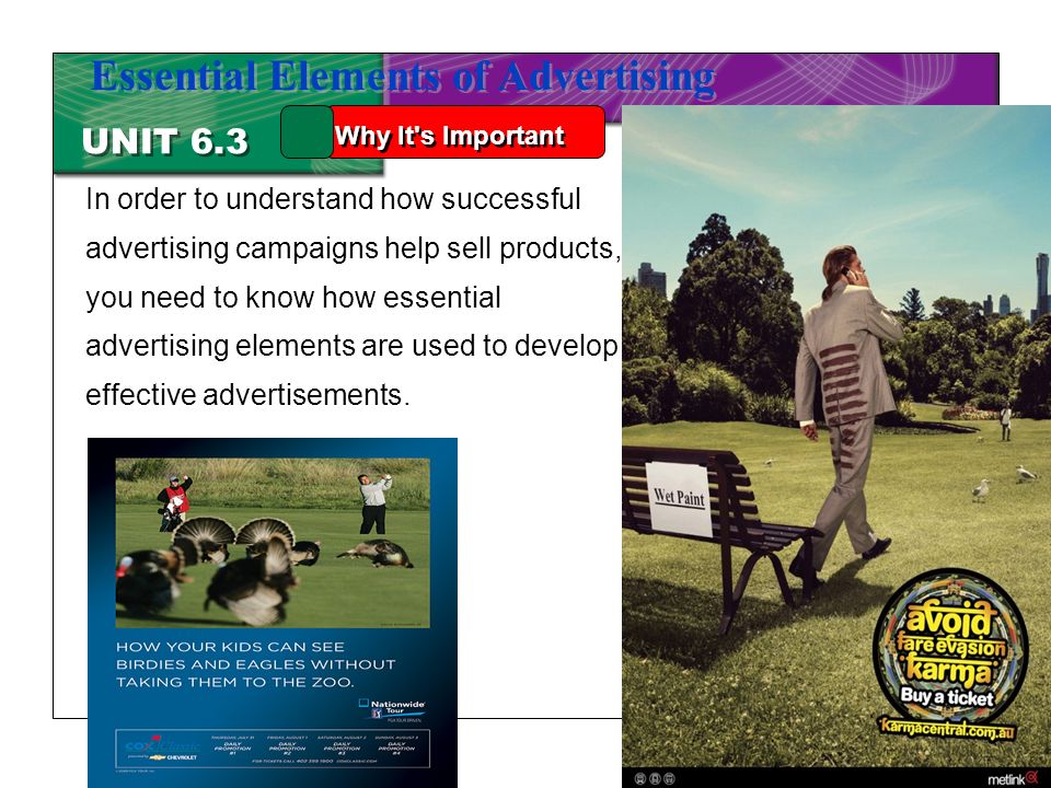 Essential Elements of Advertising