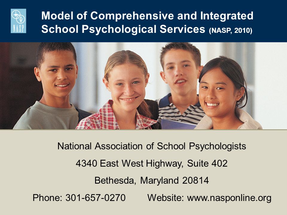 Model of Comprehensive and Integrated School Psychological Services (NASP, 2010)