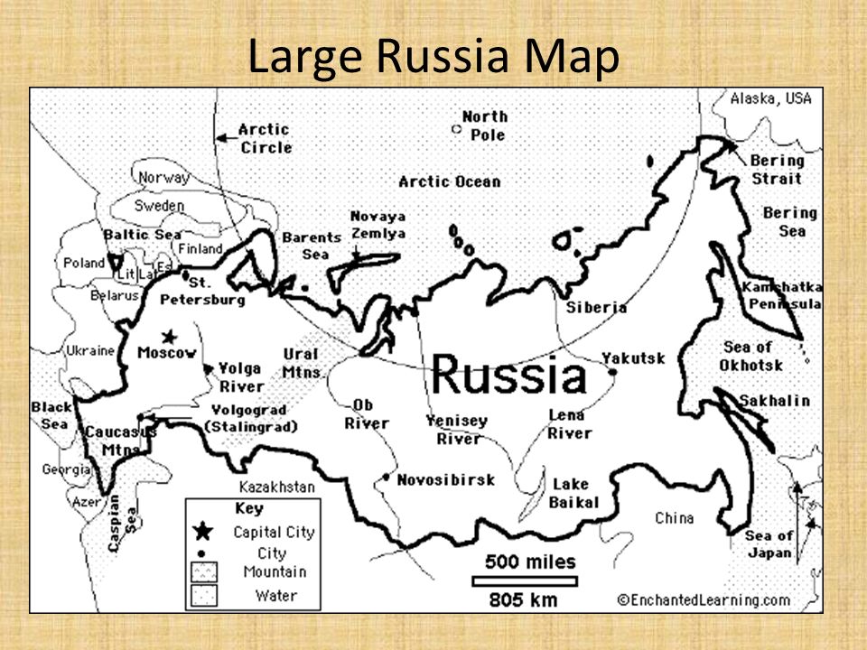 Large Russia Map