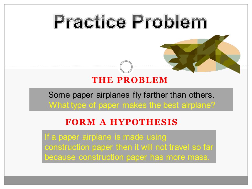 Practice Problem The problem