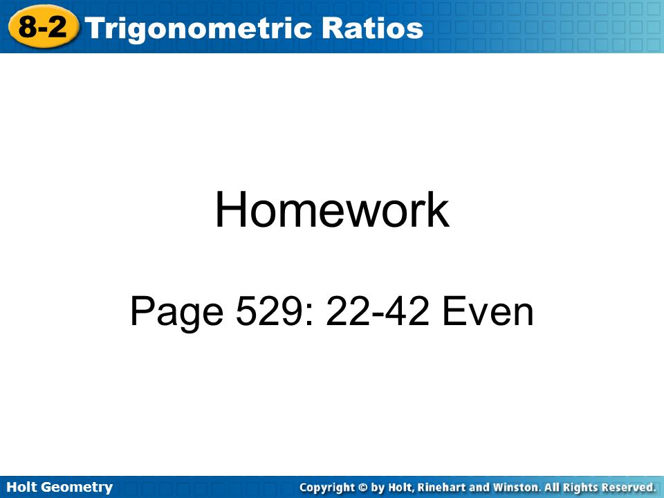 Homework Page 529: Even