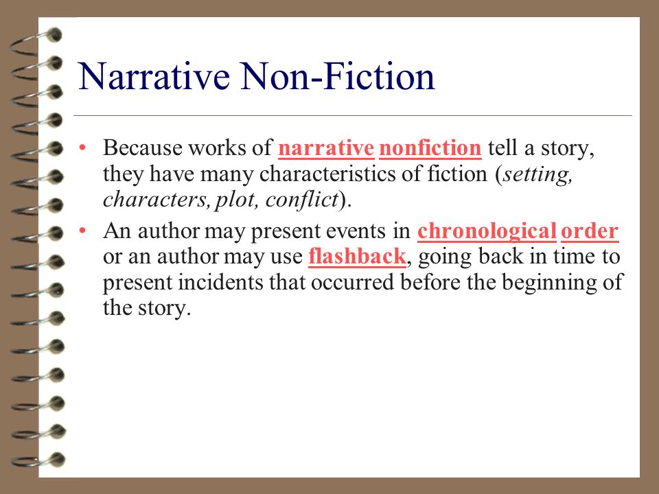 Narrative Non-Fiction