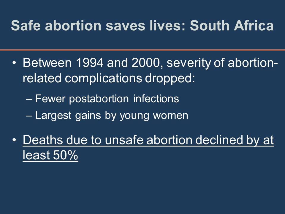 Safe abortion saves lives: South Africa