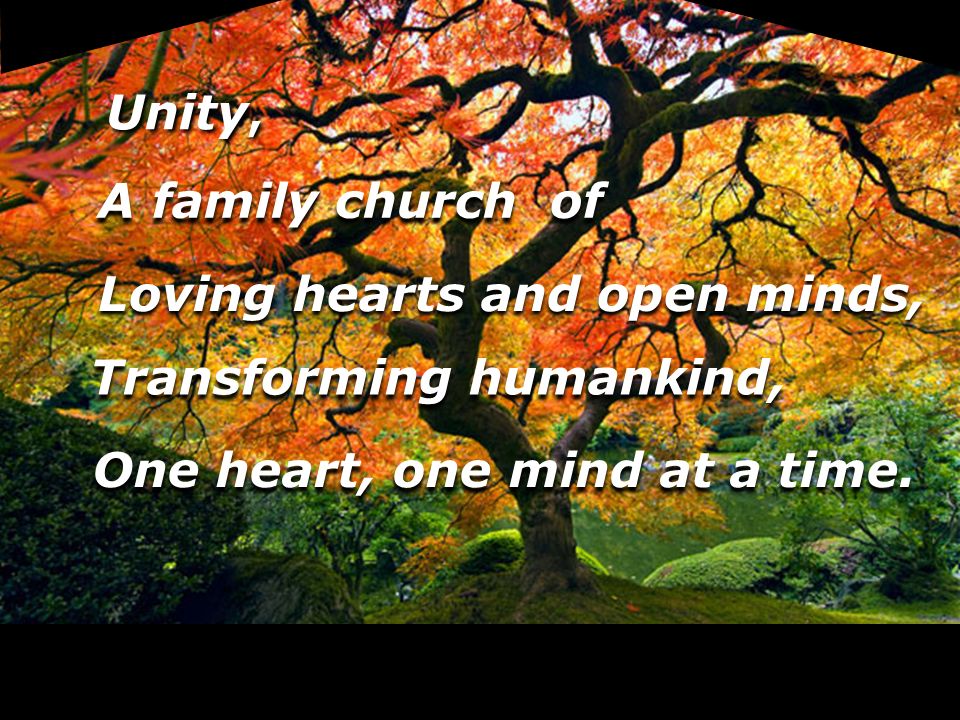 Unity, A family church of.