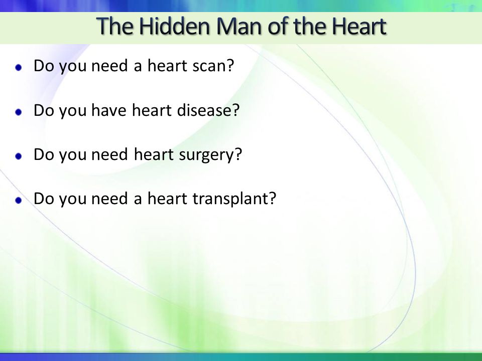 The Hidden Man of the Heart
