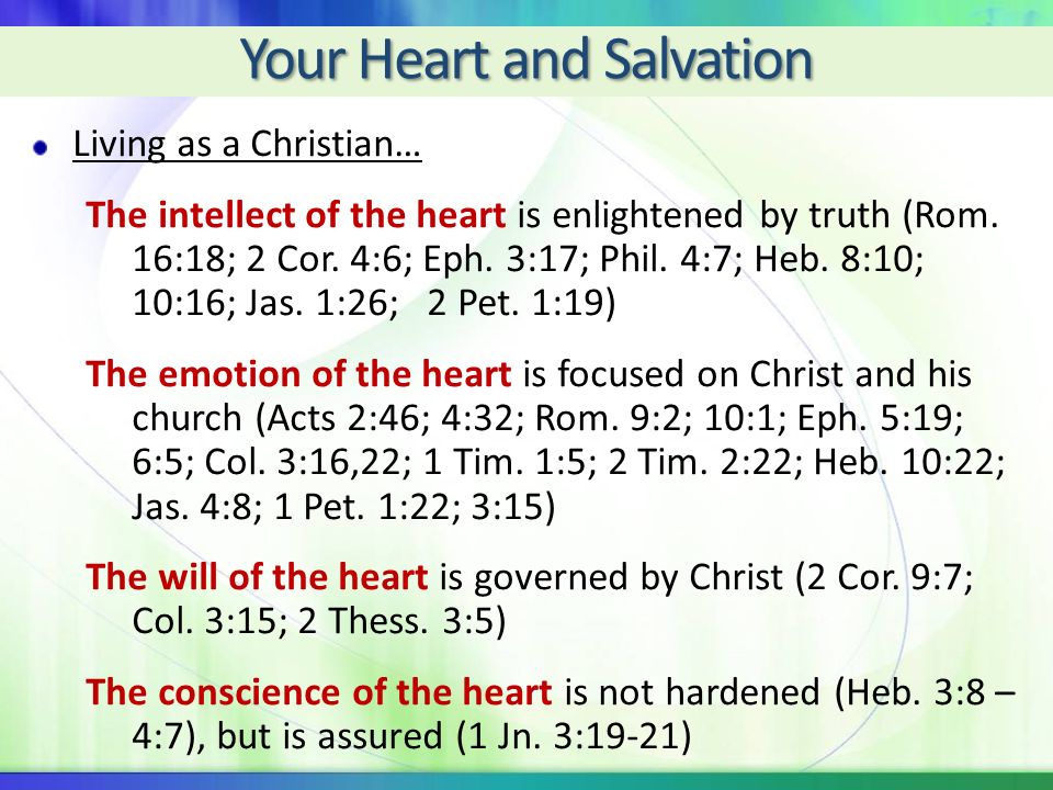 Your Heart and Salvation