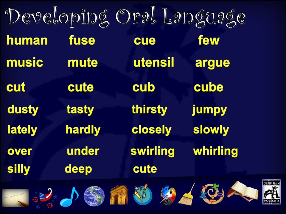 Developing Oral Language