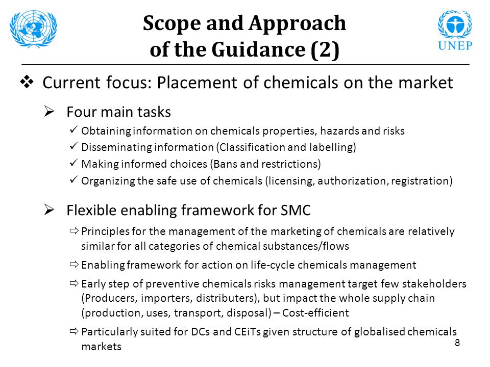 Scope and Approach of the Guidance (2)