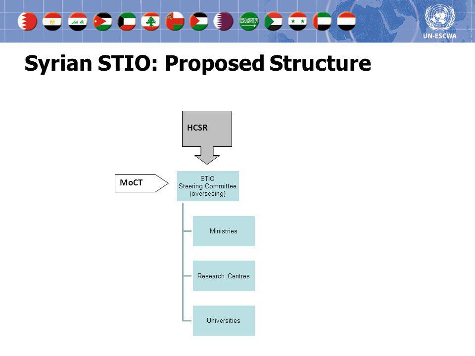 Syrian STIO: Proposed Structure