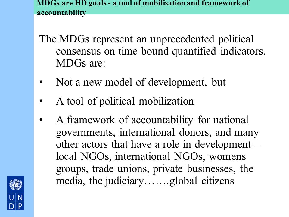 Not a new model of development, but A tool of political mobilization