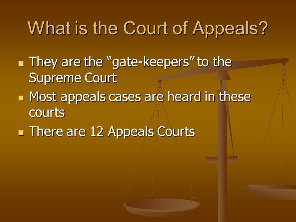 What is the Court of Appeals