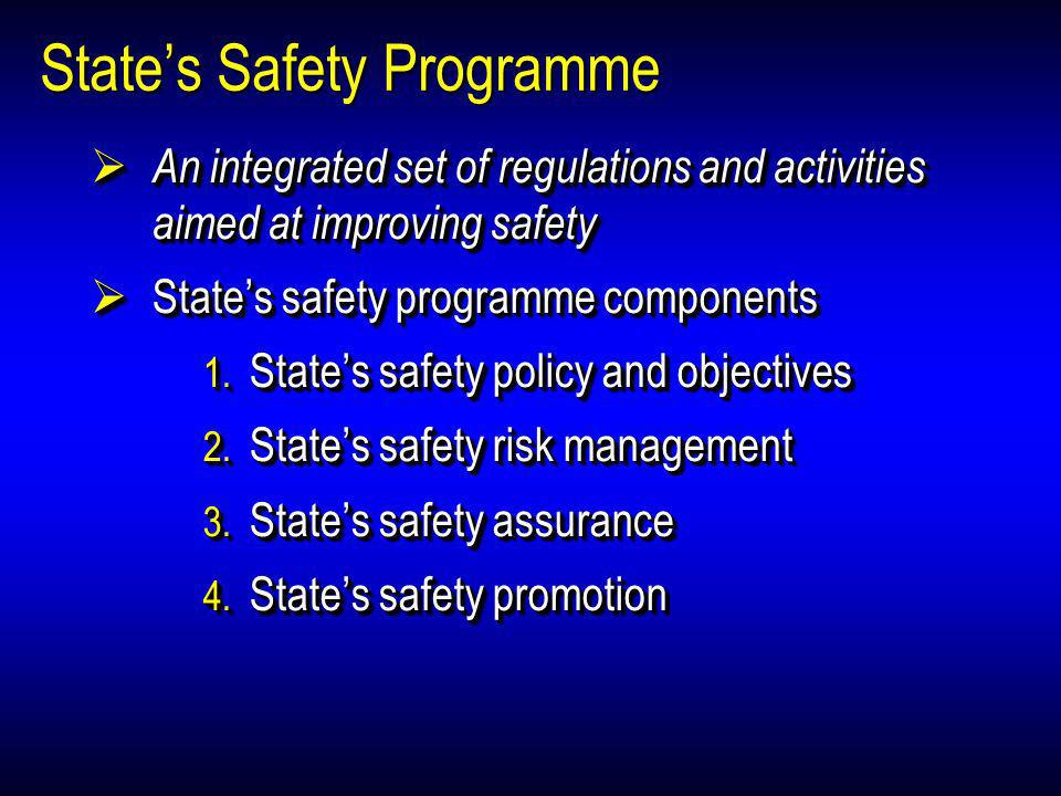 State’s Safety Programme