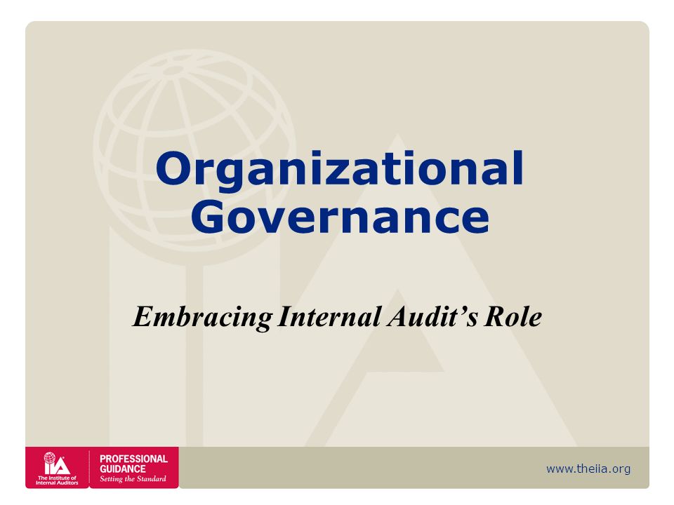 Organizational Governance