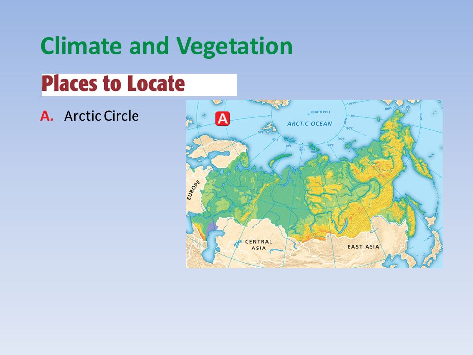 Climate and Vegetation