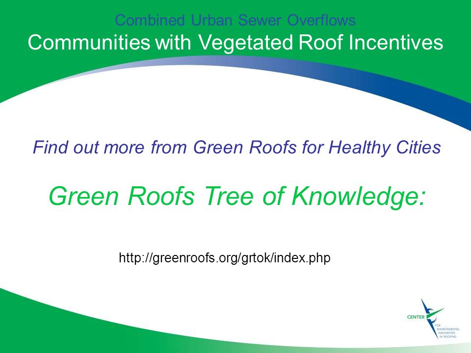 Green Roofs Tree of Knowledge: