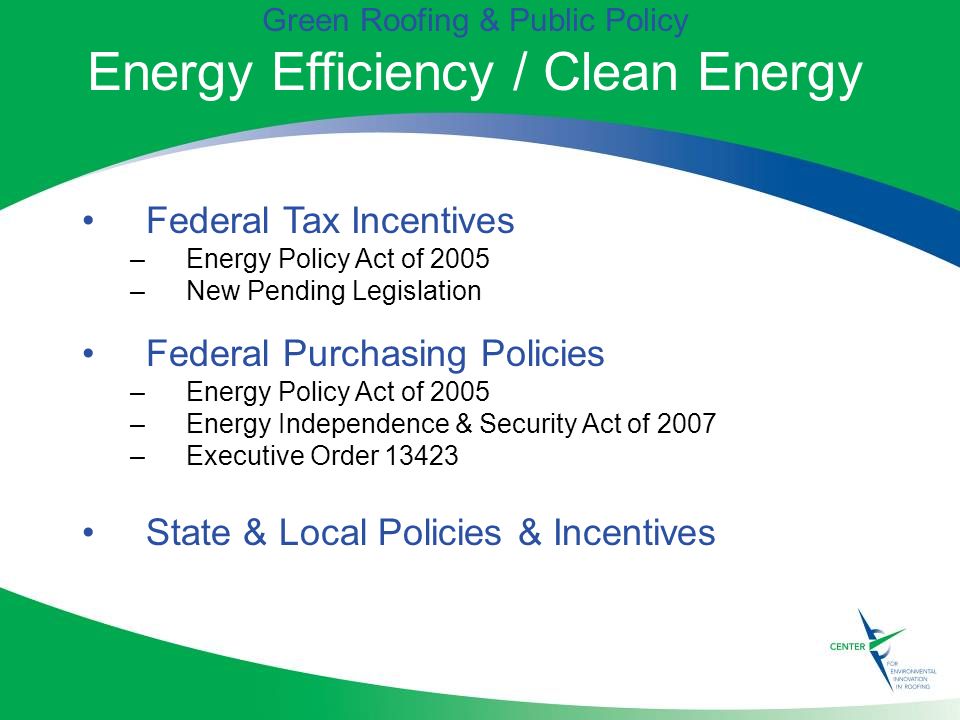 Energy Efficiency / Clean Energy