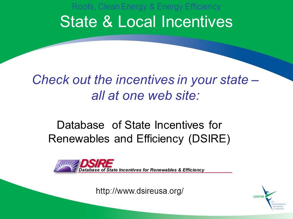 State & Local Incentives