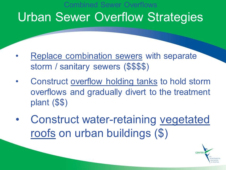 Urban Sewer Overflow Strategies