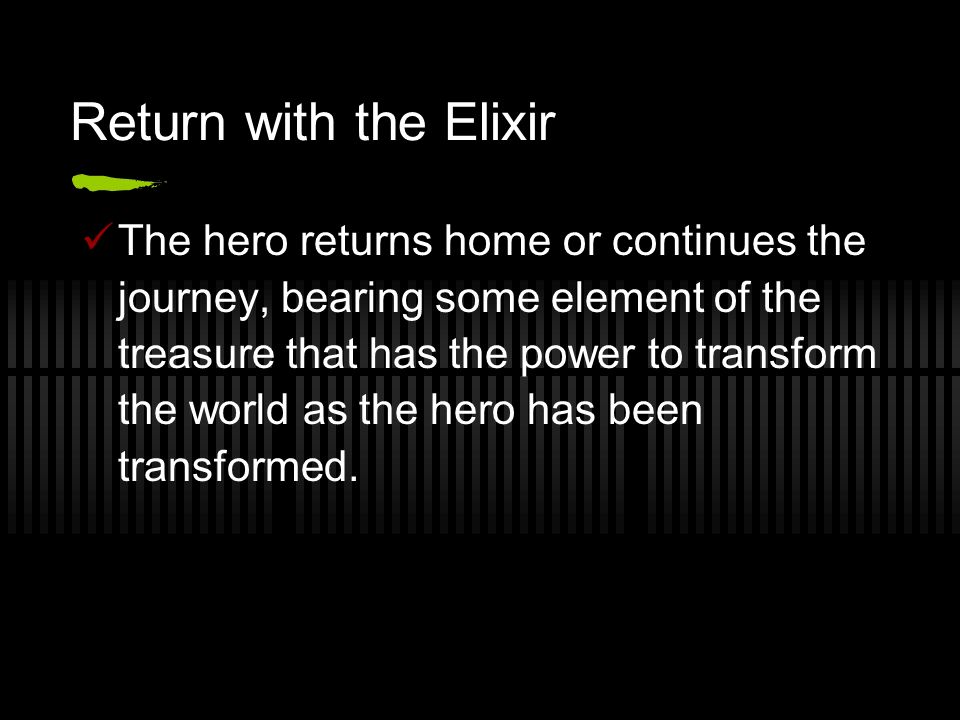 Return with the Elixir