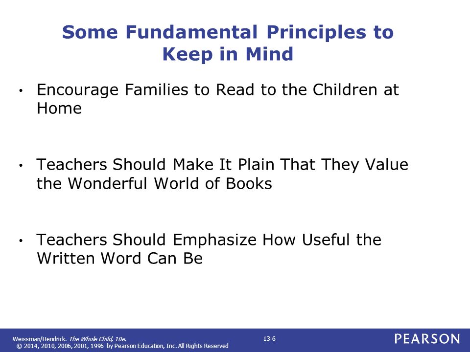 Some Fundamental Principles to Keep in Mind