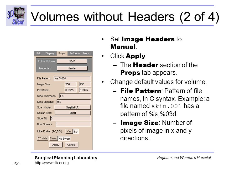 Volumes without Headers (2 of 4)