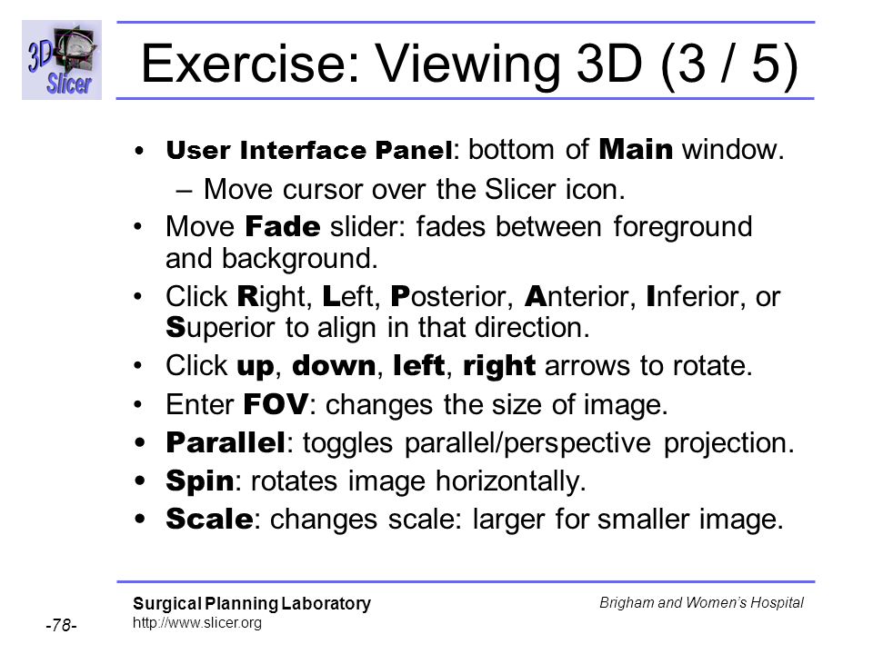 Exercise: Viewing 3D (3 / 5)