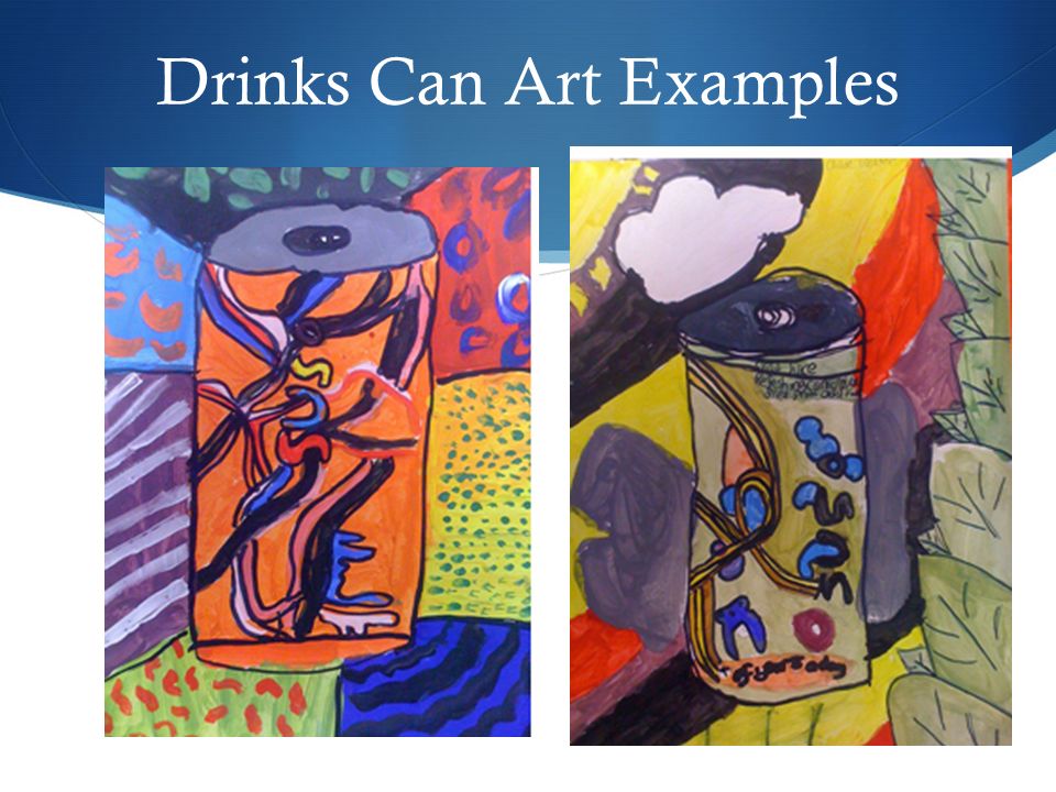 Drinks Can Art Examples