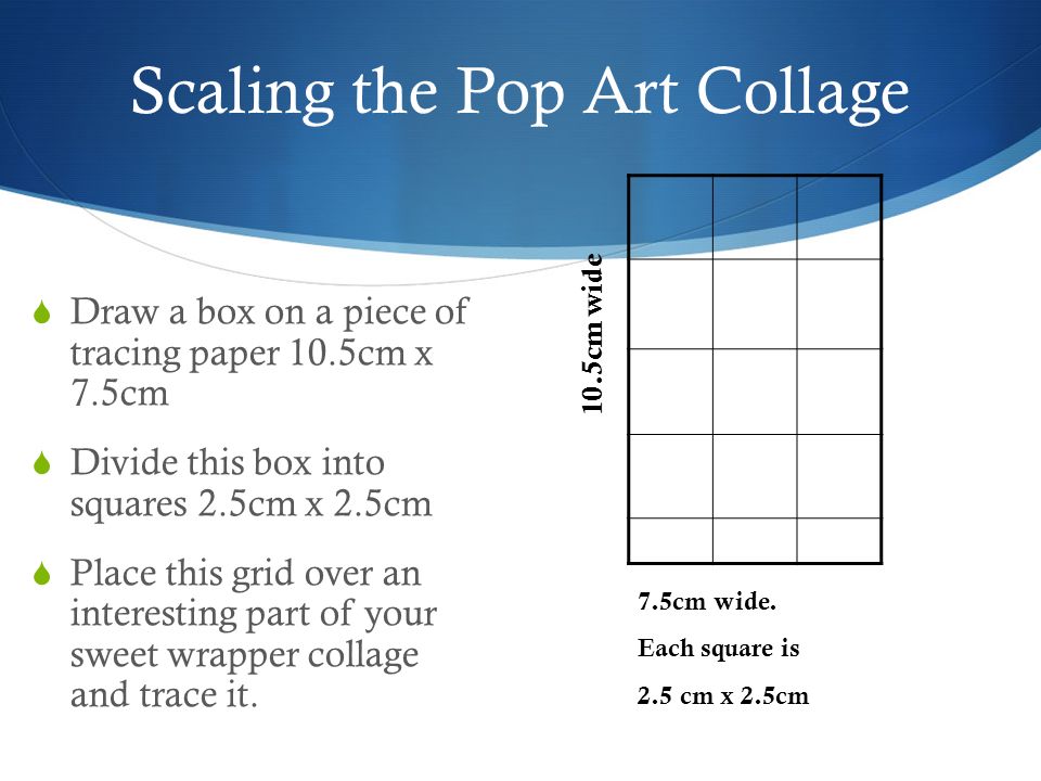 Scaling the Pop Art Collage