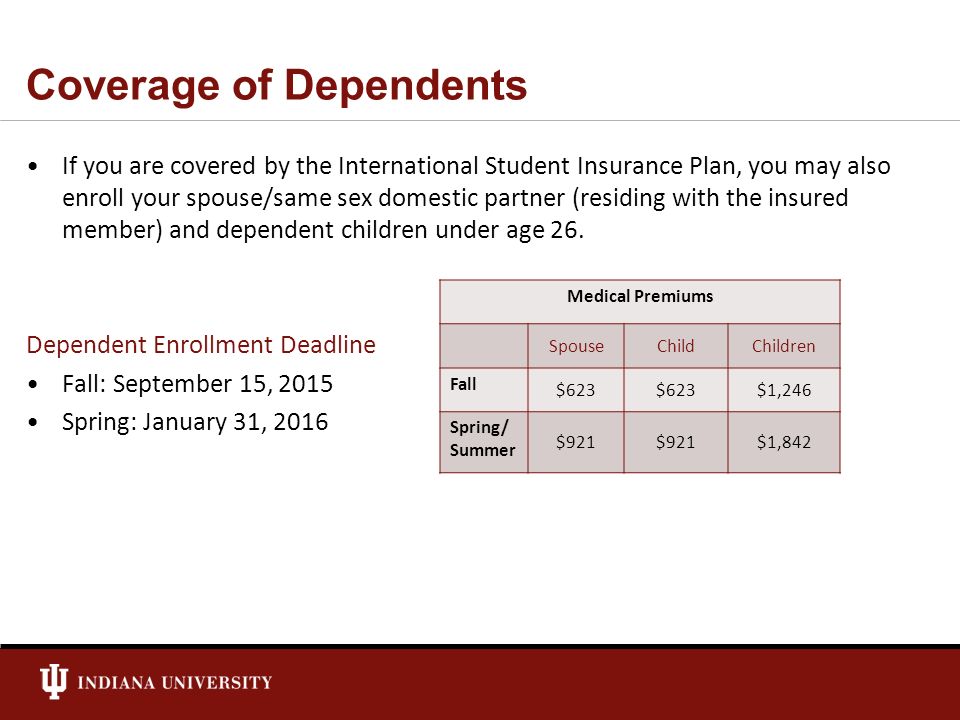 Coverage of Dependents